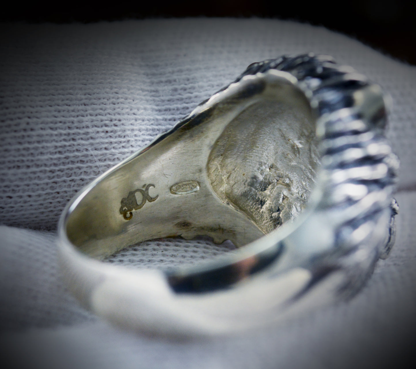 Anillo Leon hecho a mano en plata de ley 925, Anillo tótem León