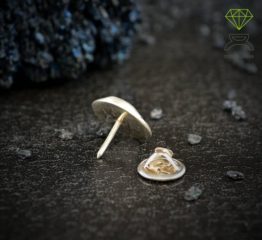 Pin de plata Jack Skellington, Regalo Navidad, Pin de plata sólida, Pin plata calavera, Pin hecho a mano