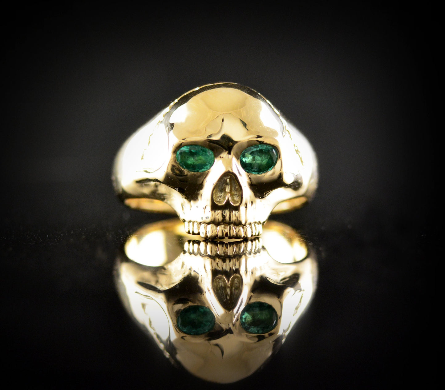Anillo calavera oro sin mandíbula, Anillo Memento mori