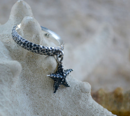 Anillo Estrella de Ítaca en Plata de Ley