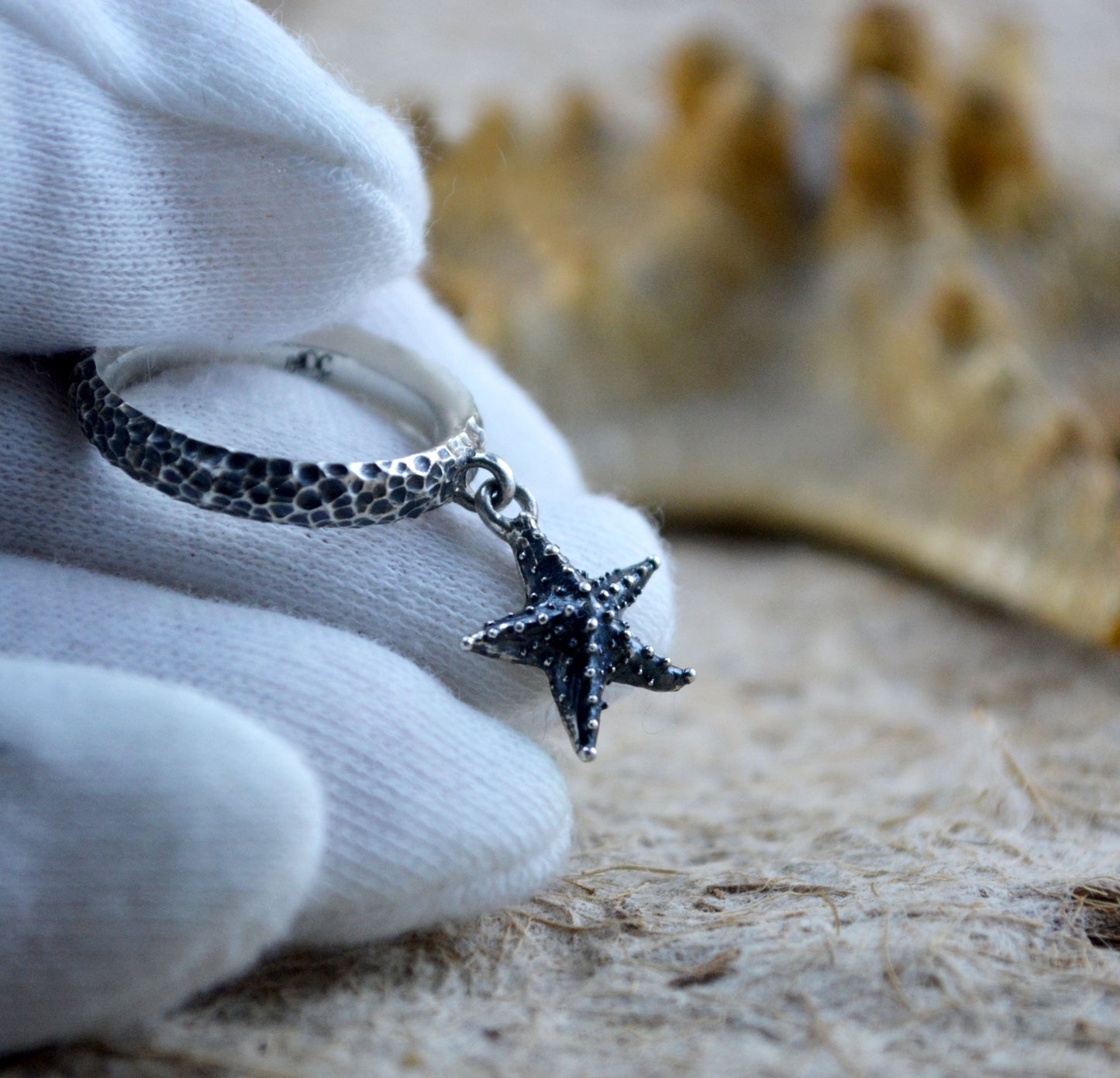 Anillo Estrella de Ítaca en Plata de Ley