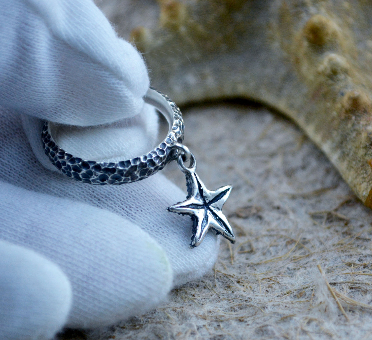 Anillo Estrella de Ítaca en Plata de Ley
