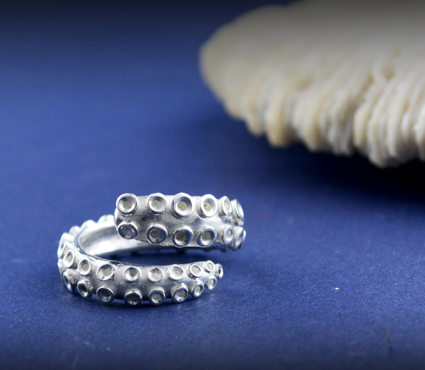 Anillo plata 925 pulpo, anillo tentáculo de pulpo, Anillo plata oxidada, Anillo hombre, Joyería del mar, Joyería unisex, Anillo artesanal - D´Cast