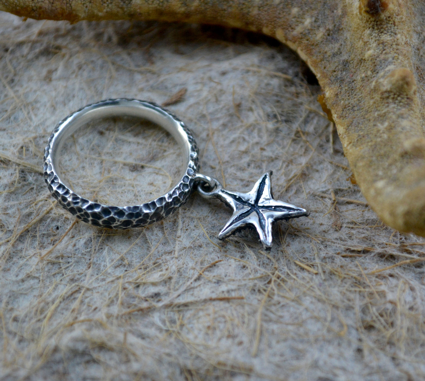 Anillo Estrella de Ítaca en Plata de Ley