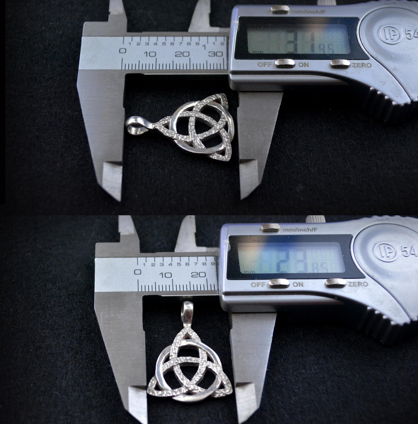 Colgante Triketa celta vikingo en plata de ley 925 | Amuleto artesanal de protección unisex