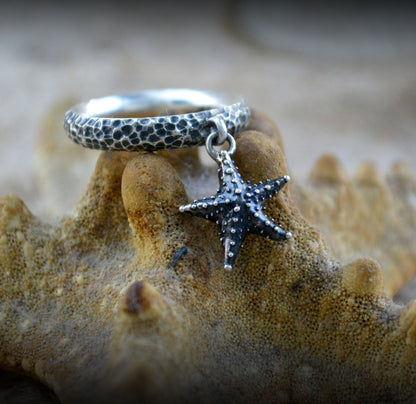 Anillo Estrella de Ítaca en Plata de Ley