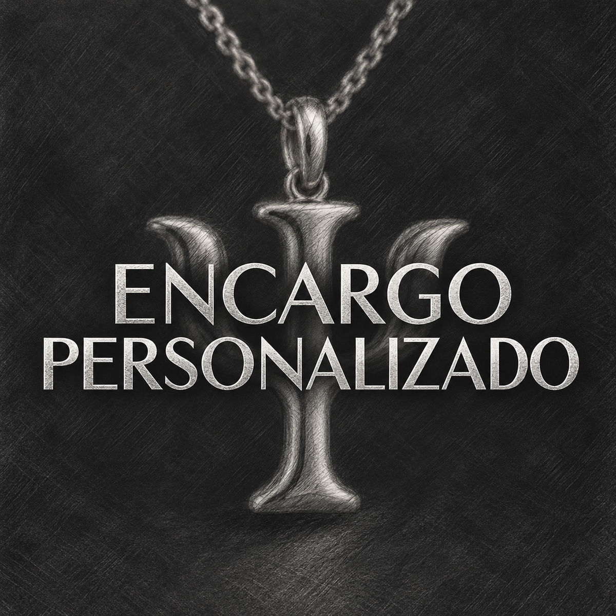 Colgante personalizado · Letra Psi en plata de ley. Reservado