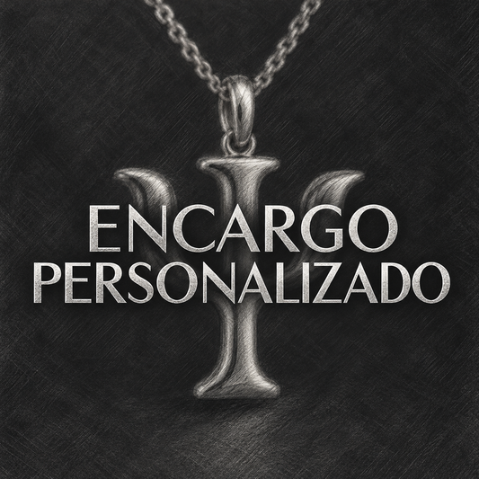 Colgante personalizado · Letra Psi en plata de ley. Reservado