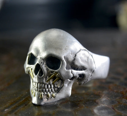 Personalized skull rings, Reserved to J.