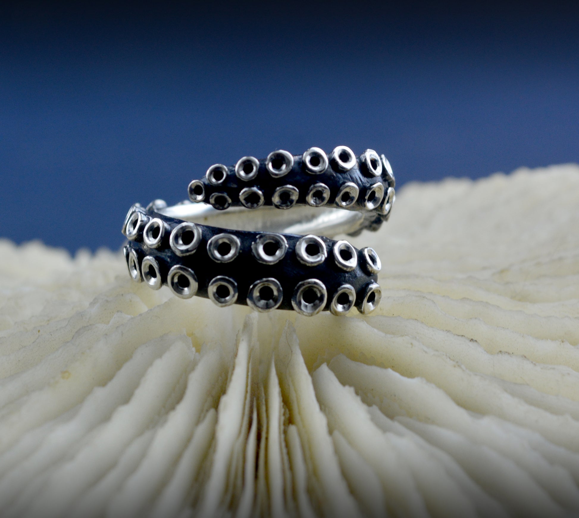 Anillo plata 925 pulpo, anillo tentáculo de pulpo, Anillo plata oxidada, Anillo hombre, Joyería del mar, Joyería unisex, Anillo artesanal - D´Cast