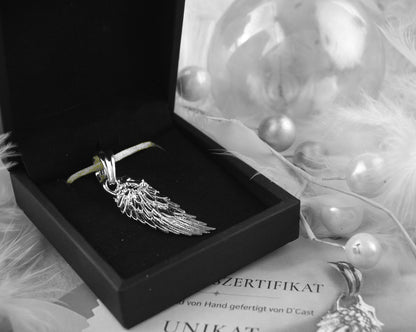 Colgante Ala de Ángel en Plata 925 · Joyería Gótica Artesanal