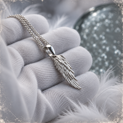 Colgante Ala de Ángel Pequeña en Plata 925