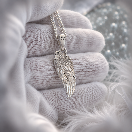 Colgante Ala de Ángel Pequeña en Plata 925