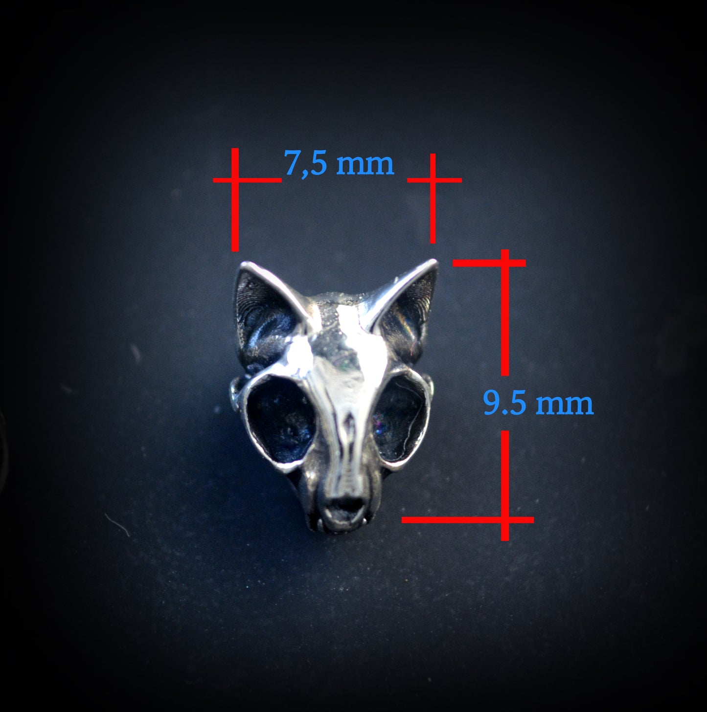 Pendientes tiny felinos místicos – Plata de ley artesanal