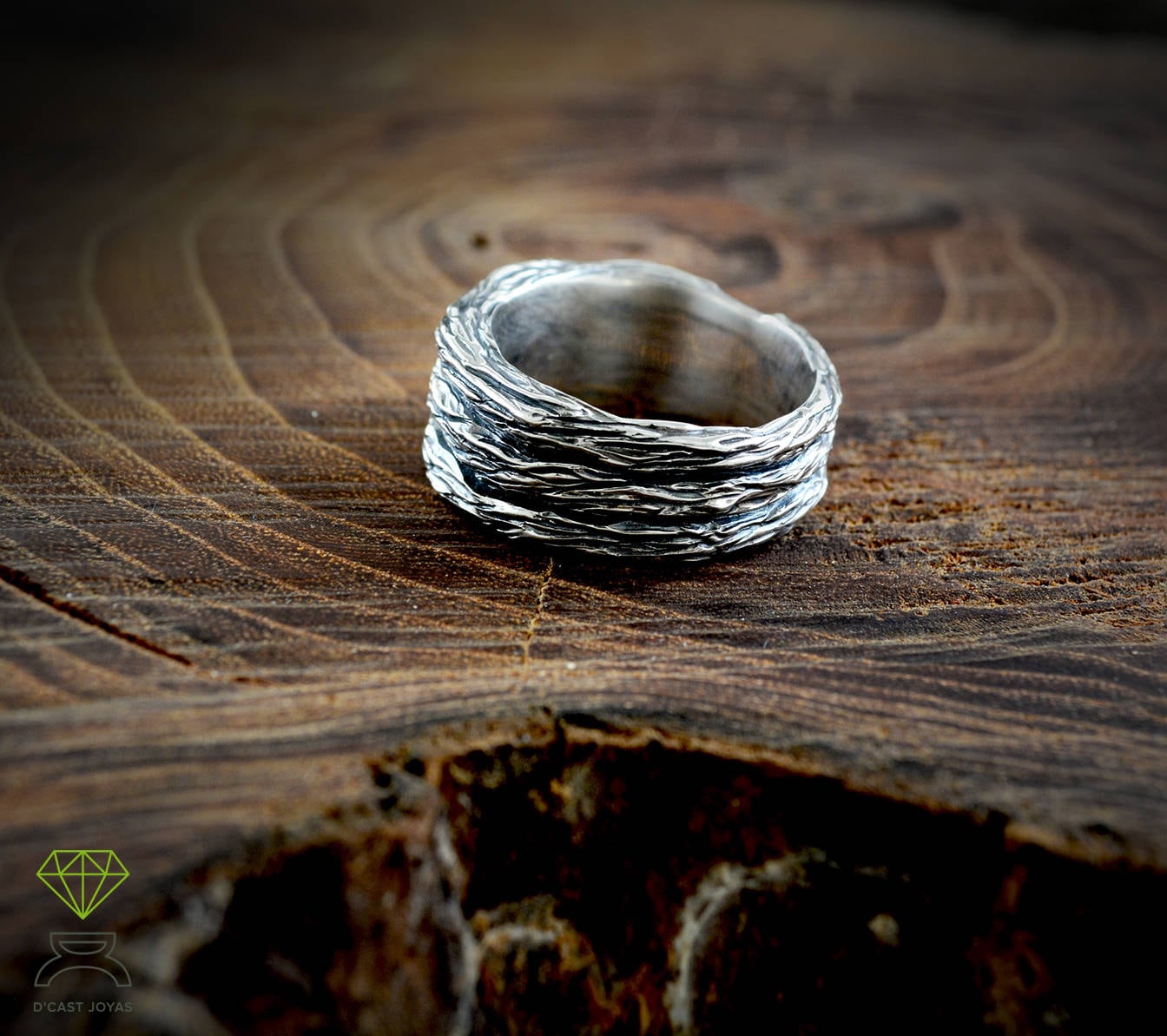 Solid 925 silver rustic band ring, Men's band ring, Original alliances, Oxidized silver ring, Handmade ring