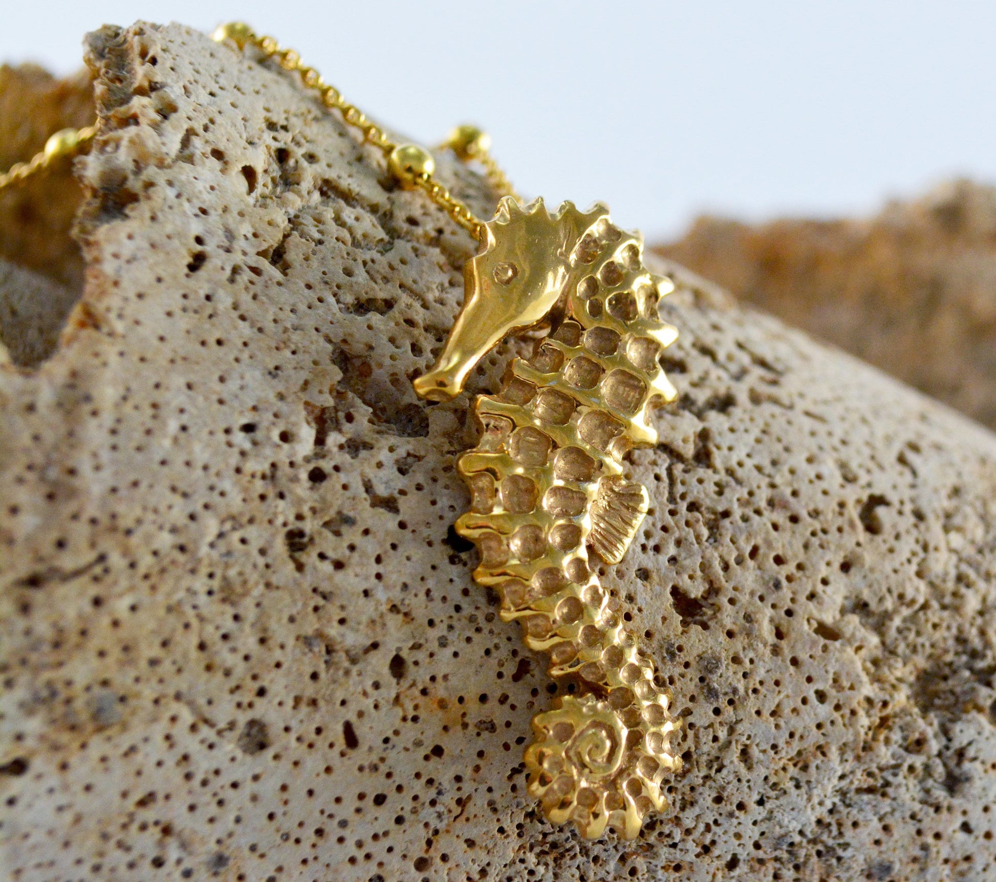 Colgante Plata Caballito mar, Regalo para amantes del mar, Caballito  mar plata, Colgante artesanal, - D´Cast