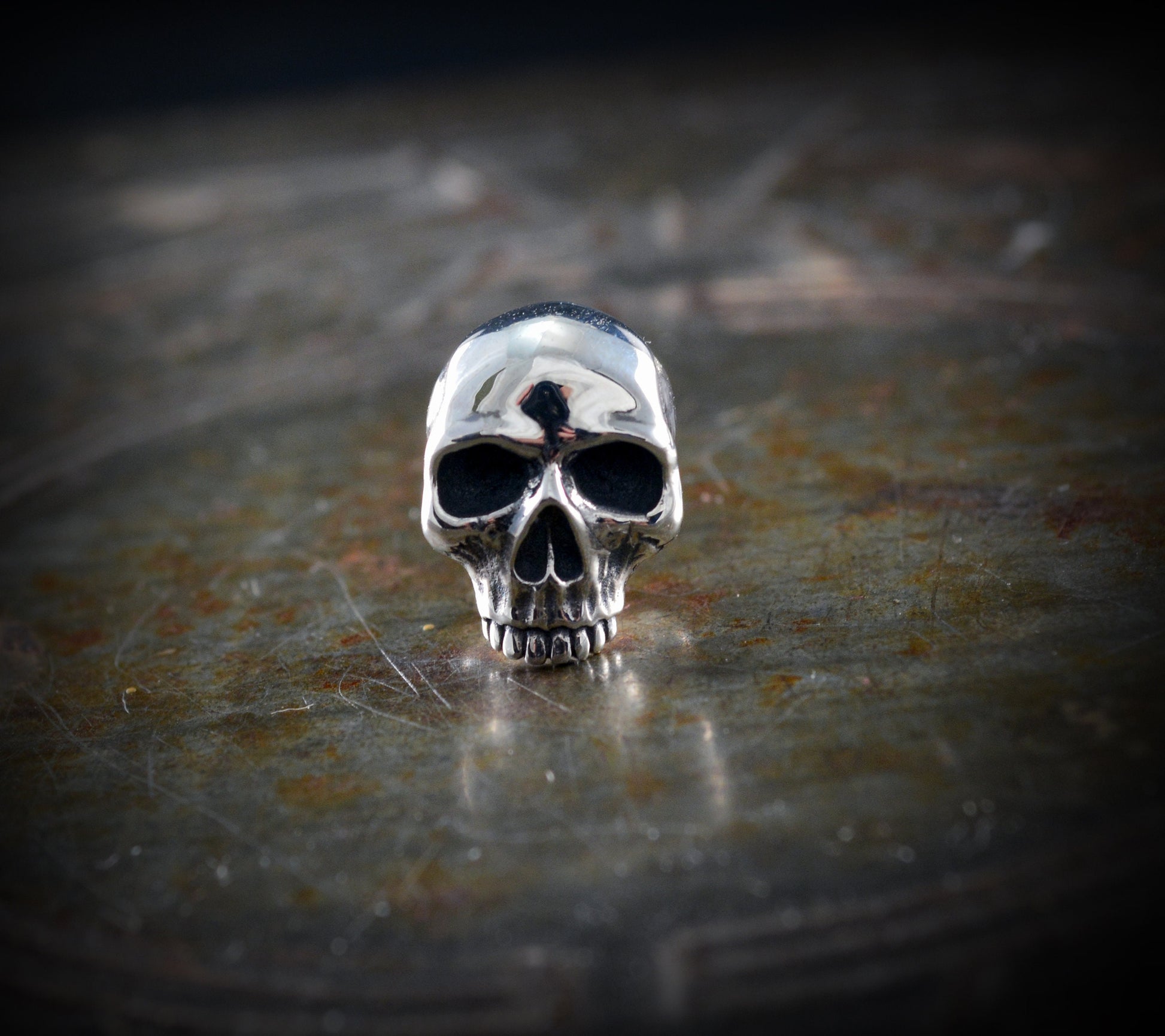 Botones calavera para camisa de esmoquin hechos a mano en plata de ley, Accesorios camisa para boda - D´Cast